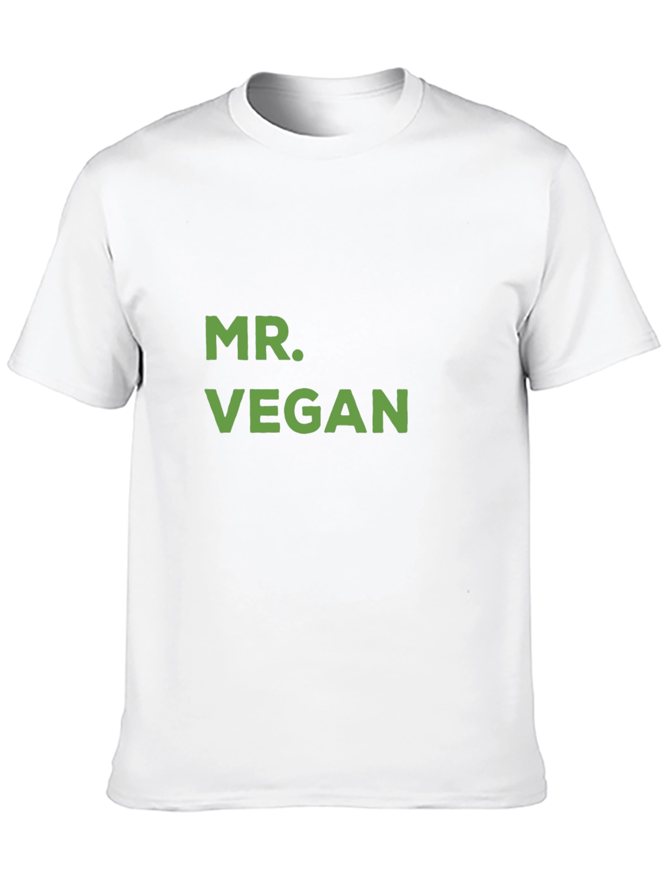Mr. Vegan Graphic Tee - Black Cotton T-Shirt