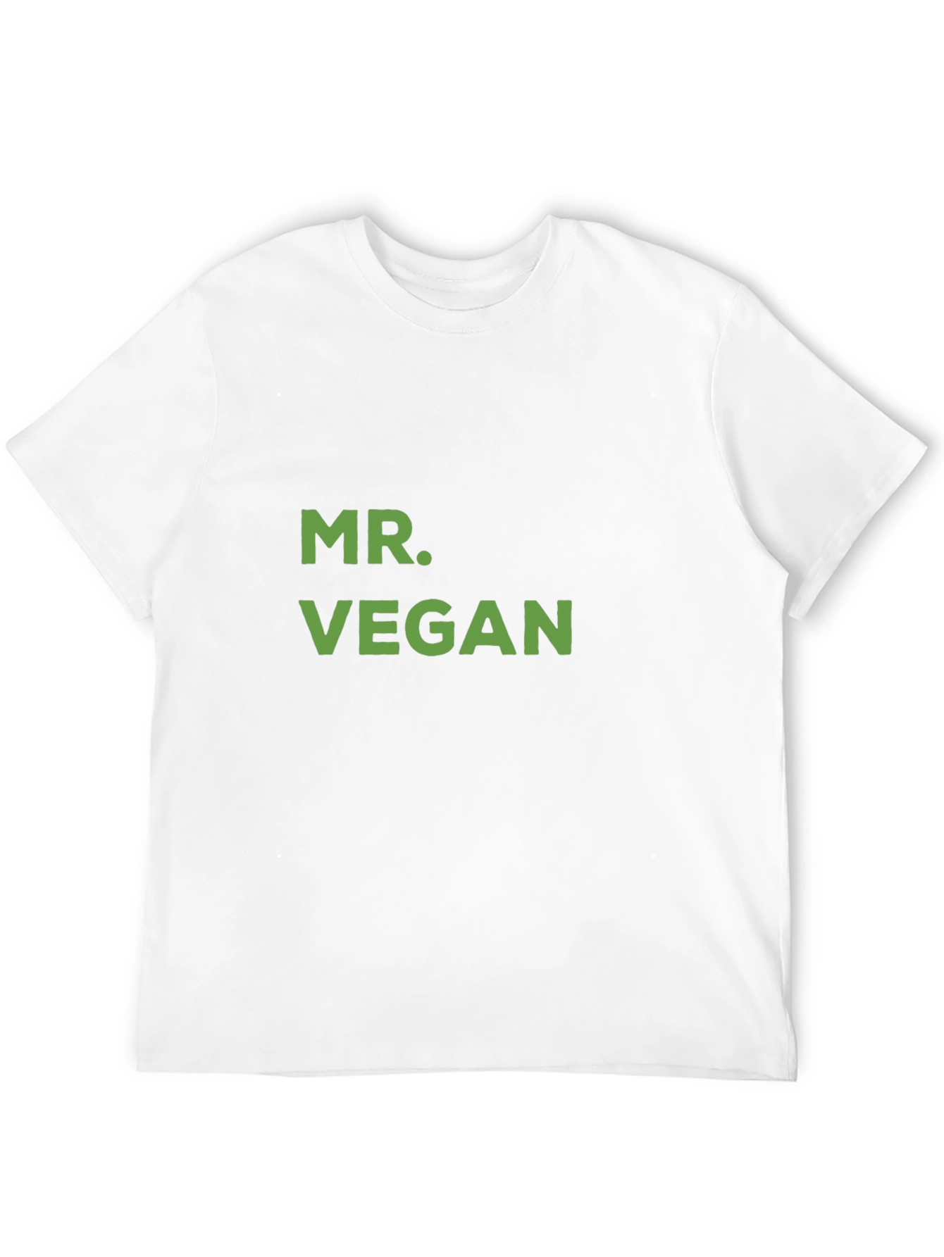 Mr. Vegan Graphic Tee - Black Cotton T-Shirt